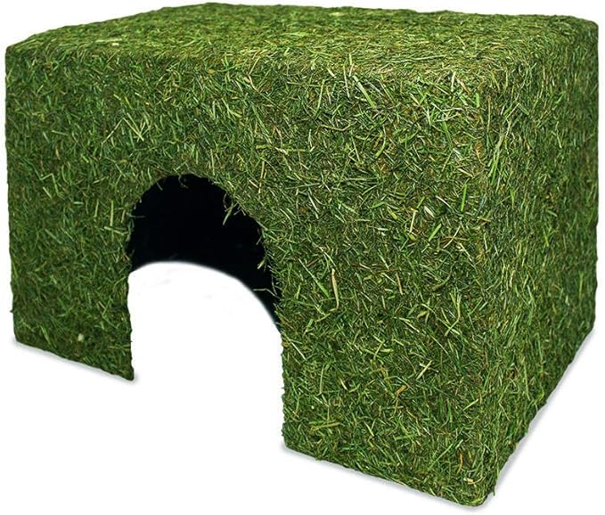 Casa de Heno de Montaña JR Farm para Conejos — Refugio 100% Comestible y Natural