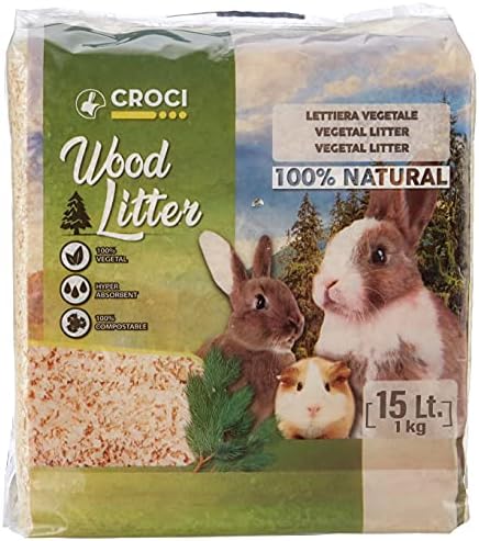 Lecho de Madera Natural Croci Wood Litter para Roedores