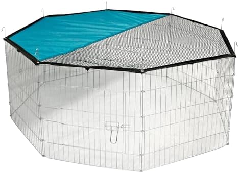 Recinto Metálico Kerbl Pet con Toldo Protector