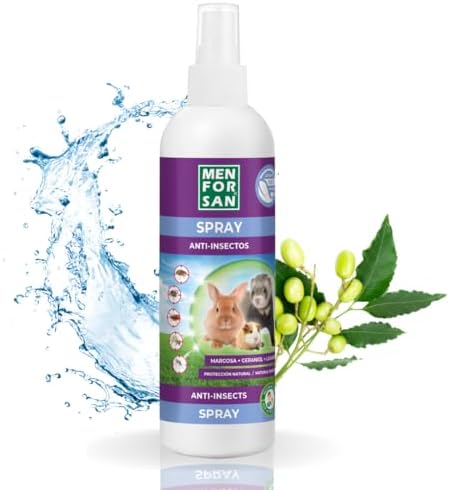Spray MENFORSAN: Protección Natural para Conejos contra Parásitos