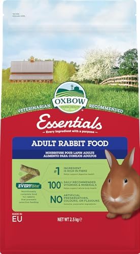 Oxbow Essentials Adult Rabbit Food - Pienso para conejos adultos 2.5 kg
