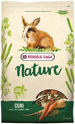 Versele-Laga Nature Cuni — Pienso Sin Cereales para Conejos y Conejos Enanos (Dental & Weight Control)