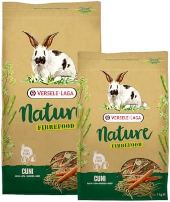 Versele-Laga Nature Fibrefood Cuni | 2,75 kg Alimento sin Cereales